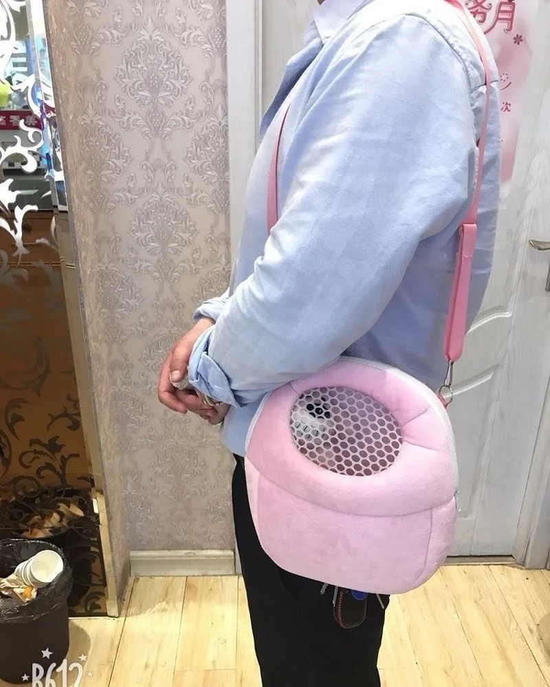NEW Small Pet Carrier Rabbit Cage Hamster Chinchilla Travel Warm Bags Guinea Pig Carry Pouch Bag Breathable Pet Cage Rat Leash - Image 4
