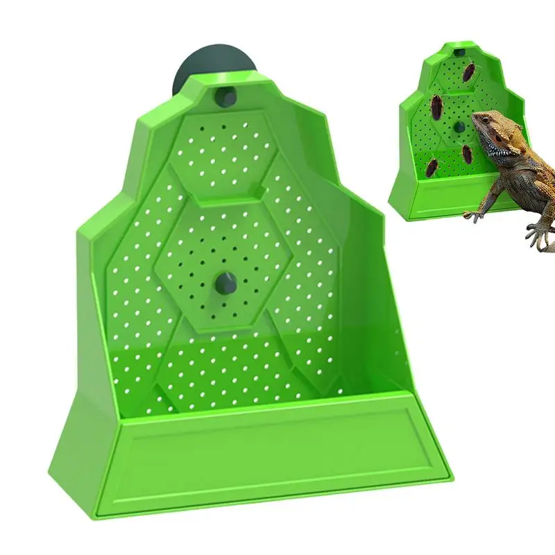 Chameleon Feeder Reptile Food Dish Hunting Bowl Anti-Escape Feeder For Snake Frog Tortoise Bearded Dragon Spider Amphibian