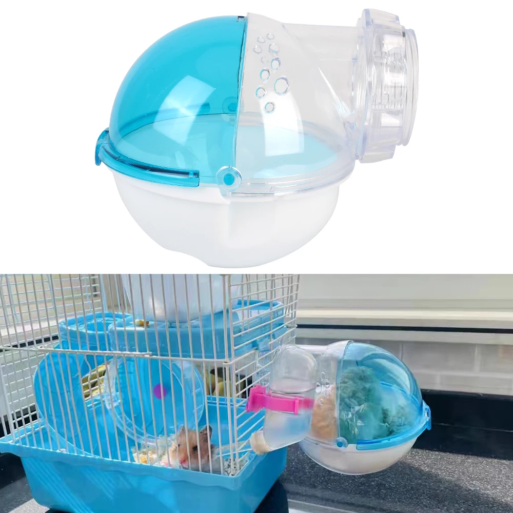 Bathroom Cage Box Pet Hamster Small Animal Bath Sand Room House Pets Hamster Mouse Small Animals Toilet For Hamster Mouse - Image 2