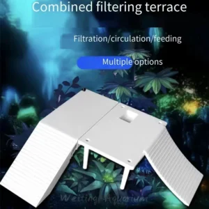 Filter drying platform, climbing platform, turtle drying platform, floating tank climbing water and land, aquarium accessories