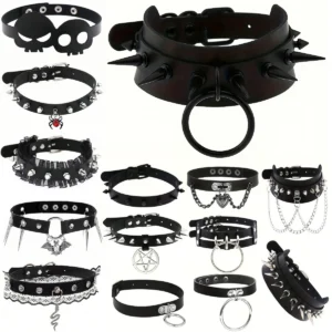 Halloween Gothic Rock Street Y2k Necklace Women's Daily Holiday Party Performances Wear Valentine's Day Fashion Gifts