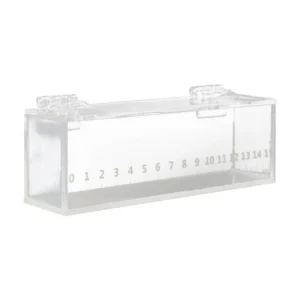 Transparent Fish Viewing Box Mini Rectangle Desktop Goldfish Bowl with Lid and Scale Micro Landscape Fish Breeding Tanks Snails