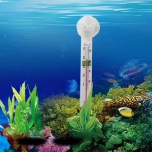 Fish Tank Temperature Meter Indoor Outdoor Fish Tank Vertical Hygrometer Household Floating Water Temperature Monitor for