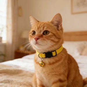Fashion Adjustable Cat Collar Anti-Allergy Breathable Pet Necklace with Buckle Multi-Color  Dog Collar Safety Buckle Pet General