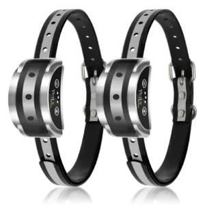 Automatic Anti-Barking Collar No Bark Collar with Beep & Static Correction IP67 Waterproof Dog Training Collar For All Dogs 2PCS
