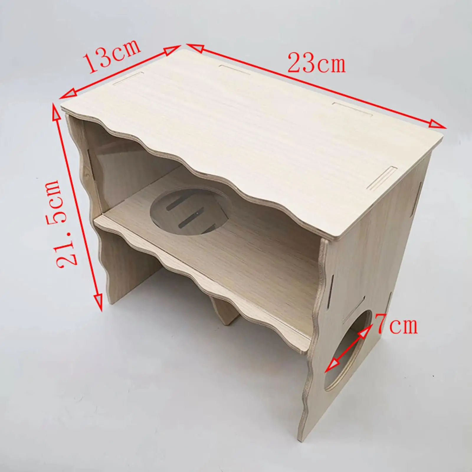 Wooden Guinea Pig House Pet Animal Hide Hideout Gerbils Chamber Hut Hamster Hideout Cage for Mice Hamster Gerbils Pet Tool - Image 4