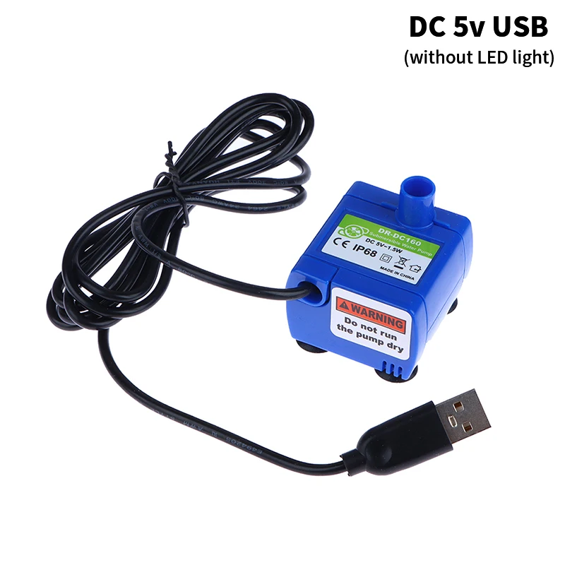 Mini DIY Low Noise Motor Pump 5V DC USB Water Pumps Accessories DR-DC160 for Pet Cat Drinking Bowl Water Dispenser Pet - Image 7