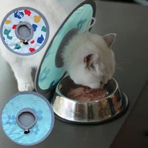 Pet Elizabethan Collar Waterproof  Adjustable Post-Surgery Recovery Collar for Cat Dog Protective Prevent Licking Pet Collar