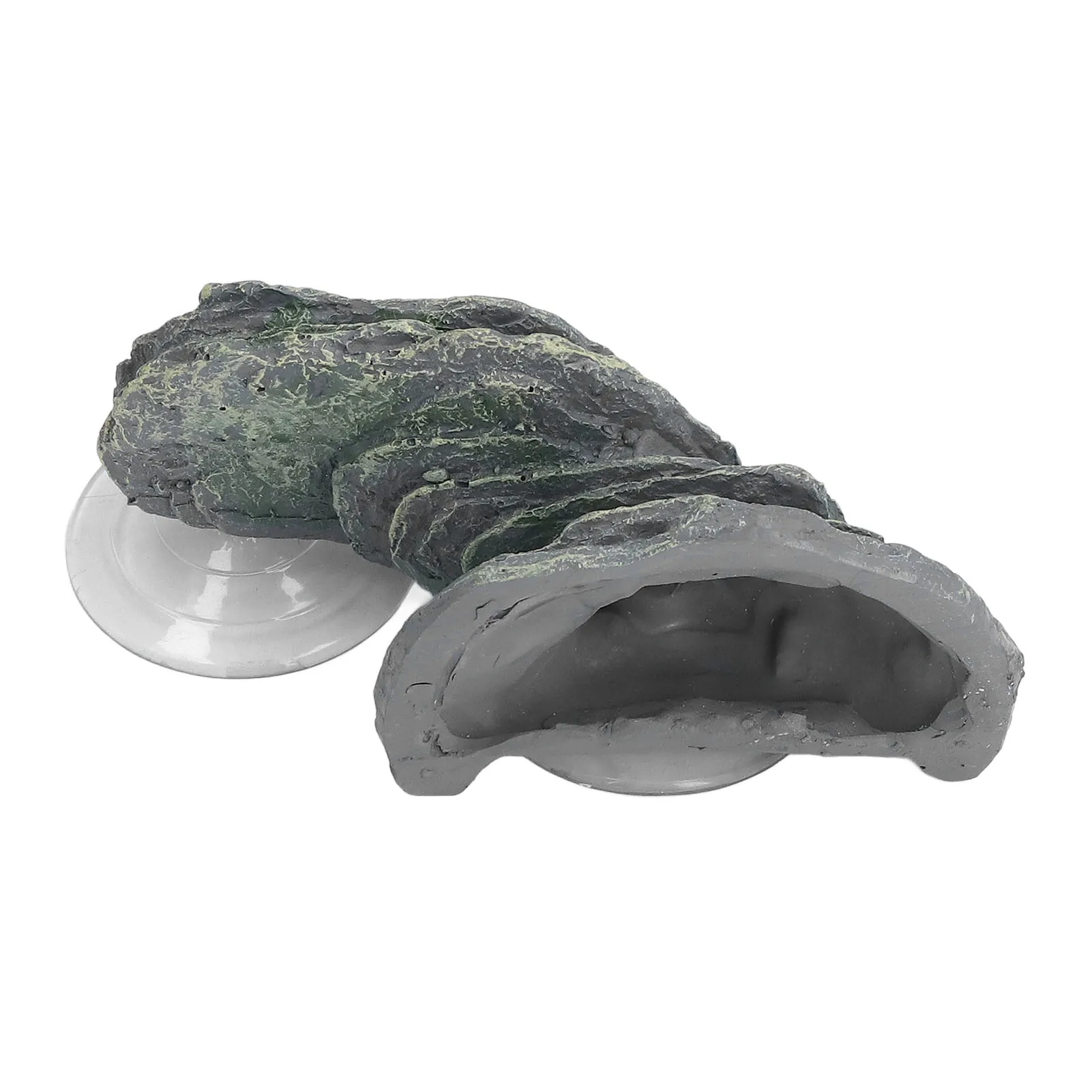 Tortoise Climbing Platform with Suction Cup Resin Lifelike Aquarium Rock Ornament Reptile Basking Dock Decoration for Fish Tank - Image 5