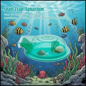 Transparent Lightweight Snail Catcher for Aquarium Small Aquarium Cleaning Tool Planaria Removal Accessory