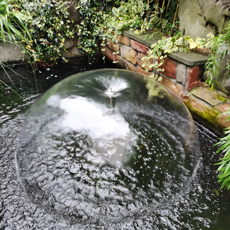 1/2" 3/4" 1" Brass Stainless Steel Mushroom Fountain Nozzles Garden Sprayer Head - Image 6