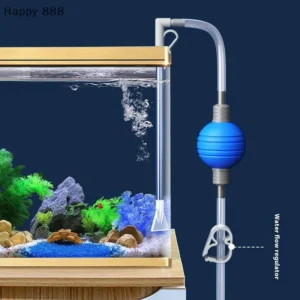 Aquarium Water Changer With Gravel Cleaning Function – Siphon Vacuum Pump For Efficient Tank Maintenance