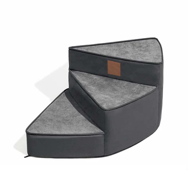 2/3/4 Step Pet Stairs Water-repellent Faux Leather Removable Spiral Small Dog Ramp Ladder Non-Slip Dog/Cat Steps Pet Supplies - Image 11