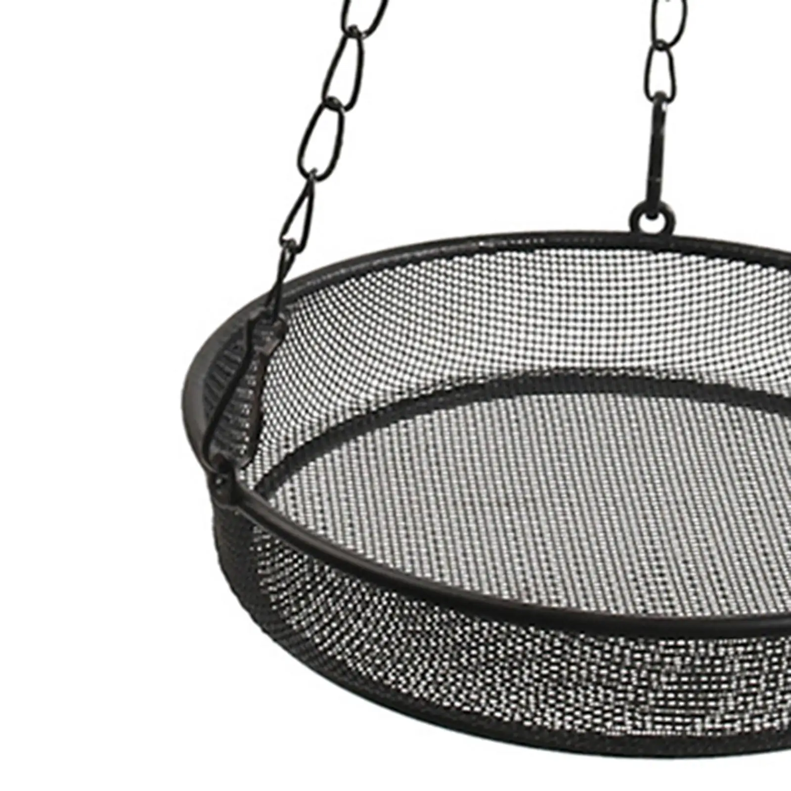 Hanging Bird Feeder Tray Weather Resistant Iron Multipurpose Easy Clean Metal Mesh Tray for Yard Tree Outside Patio Garden - Image 5