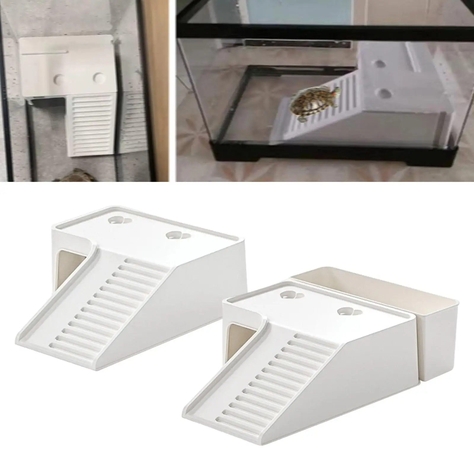 Turtle Resting Basking Platform Tortoise Ramp Resting Terrace for Newts Tortoises Bearded Dragon Terrapin Semi Aquatic Animals - Image 3