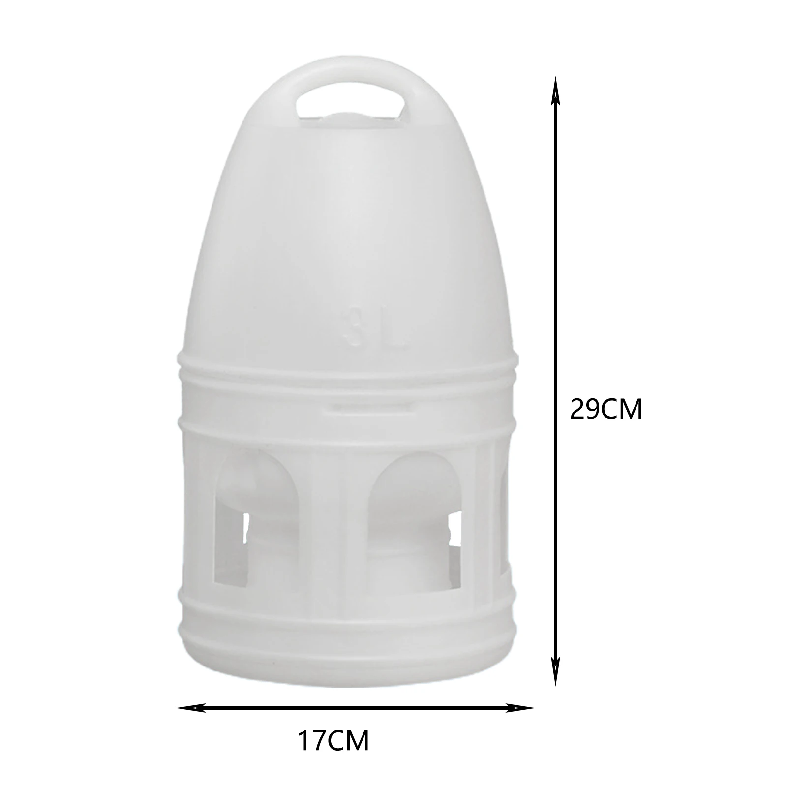 Bird Water Drinker Pigeon Water Dispenser Feeder Bird Cage Accessories Large Capacity Bird Cage Accessories with Hanging Handle - Image 8