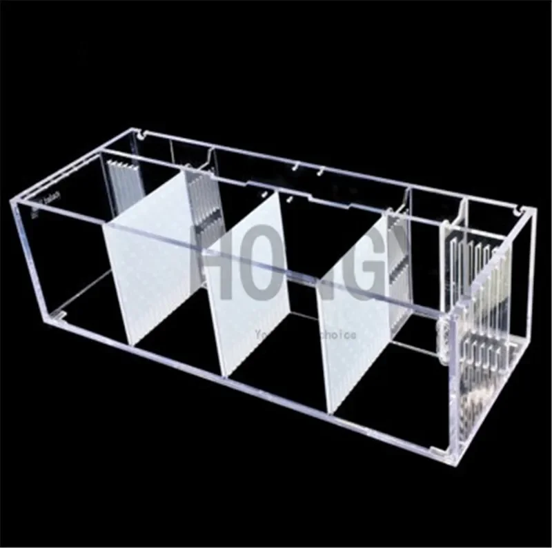 HONGYI 1 piece acrylic bettas cylinder isolated fish tank tilted water pump breeding cylinder baby betta tank guppy breeding - Image 6