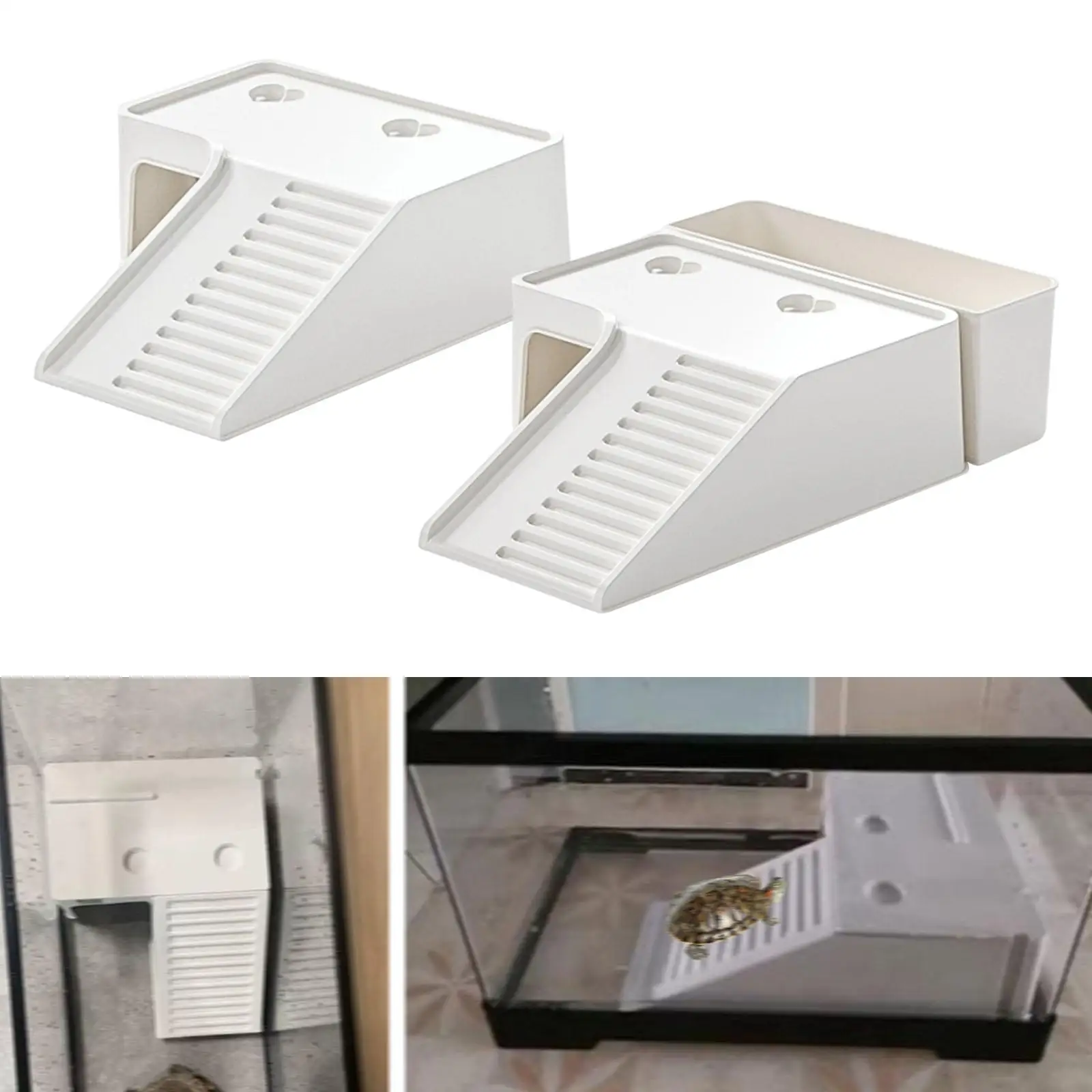 Turtle Resting Basking Platform Tortoise Ramp Resting Terrace for Newts Tortoises Bearded Dragon Terrapin Semi Aquatic Animals - Image 4