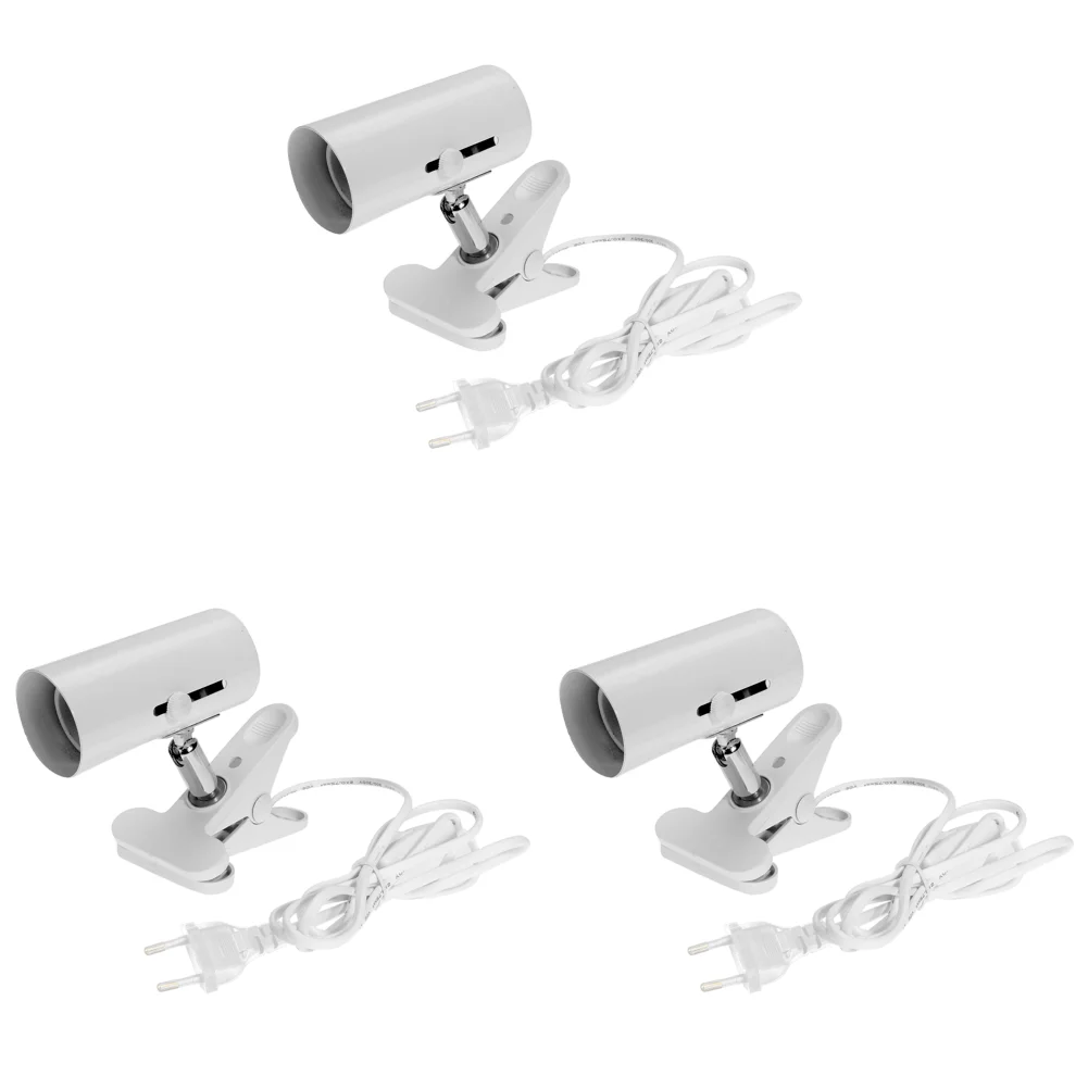 Turtle Fish Tank Reptile Heating Light Holder 360 Degree Rotation E27 Lamp-socket Clip-on Bulb with Lamp Clip Cover уф лампа для - Image 16