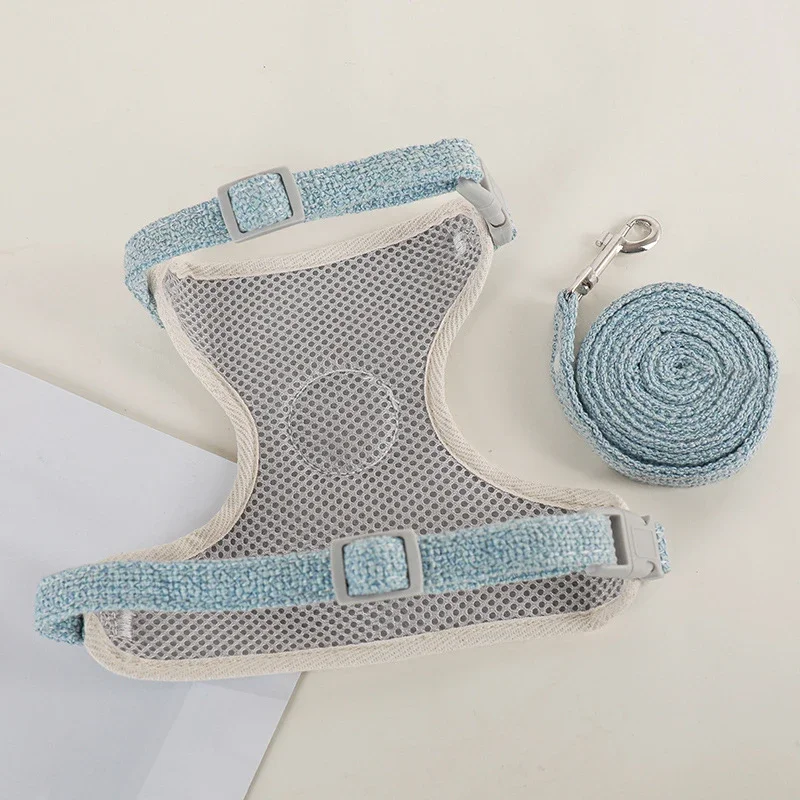Cute Rabbit Harness Leash Set Bunny Pet Accessories Small Pet Carrier Teddy Bear Cat Leash Rabbit Collar Rabbit Accessories - Image 6