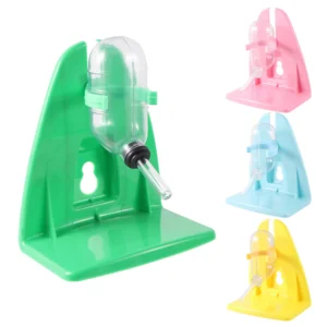 Hamster Hanging Cage Vacuum Waterer Set Plastic 60ml Water Bottle With Stand Suitable For Golden Bear Rabbit Small Pet Waterer