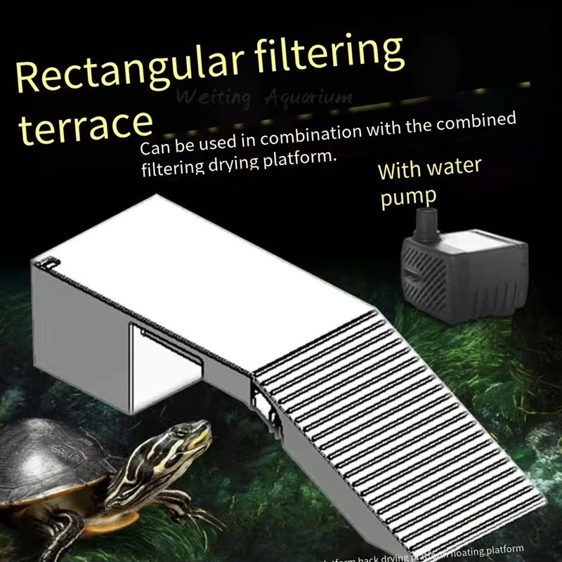 Filter drying platform, climbing platform, turtle drying platform, floating tank climbing water and land, aquarium accessories - Image 4