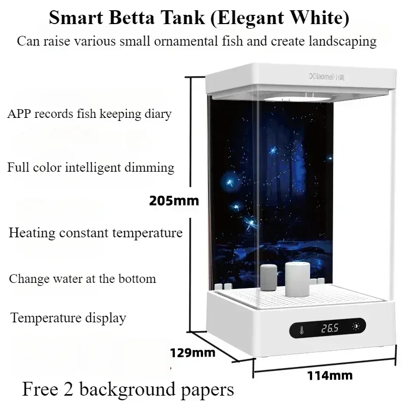 Smart betta dedicated fish tank desktop mini small ecological self-circulating desk aquarium fish tank - Image 7