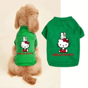 1pc Crew Neck Sweatshirt Suitable For Puppy/Cat Clothes Coat Clothes Cartoon Sanrio Printed Sweatshirt