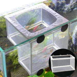 1 Pcs Fish Breeding Incubator Net Hanging Fish Hatchery Isolation Box for Aquarium Accessory Fish Tank Breeder Net Mesh Fish Box