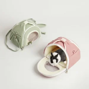 Pet Hamster Travel Bag Small Pet Carrier Bag Breathable Comfortable Guinea Pig Rabbit Hedgehog Breathable Pet Bag Pet Tote Bag