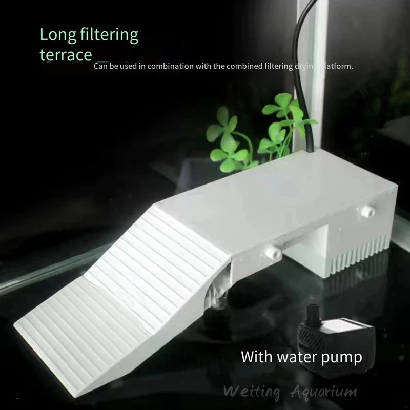 Filter drying platform, climbing platform, turtle drying platform, floating tank climbing water and land, aquarium accessories - Image 5