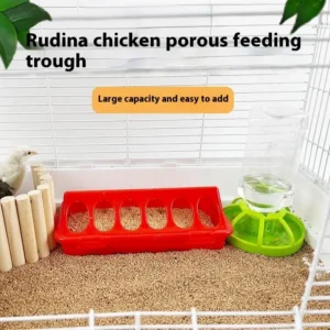 Poultry Thickened Feeder And Drinker Water Food Dispenser Automatic Chicken Birds Chick Waterer Feeding Rutin Chicken Trough