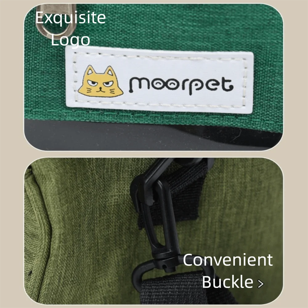 Fashion Portable Pet Takeaway Bag Clear View Handheld Chinchilla Outdoor Cage Oxford Large Space Pet Backpack Pet Supplies - Image 4