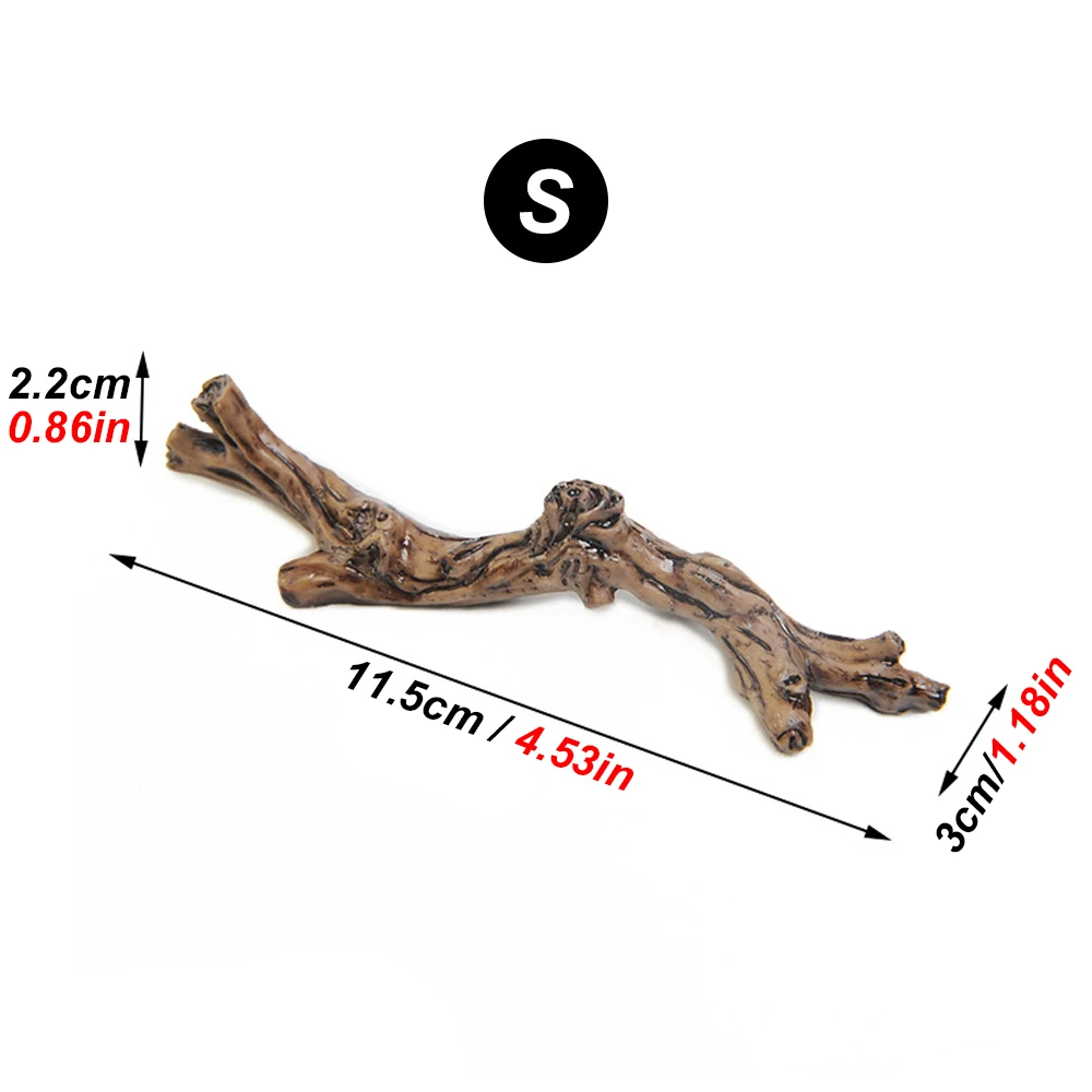1PC Simulated Tree Branch Climbing Model for Lizard Gecko Reptile Terrarium Rainforest Landscape Decoration Aquarium Accessories - Image 8
