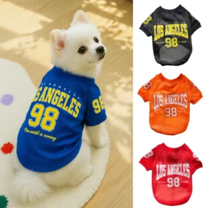 Summer LA Style Pet Dog Cooling Vest Dog Clothes Summer Breathable Shirt Small Medium Large Dog Puppy French Bulldog Pet Clothes