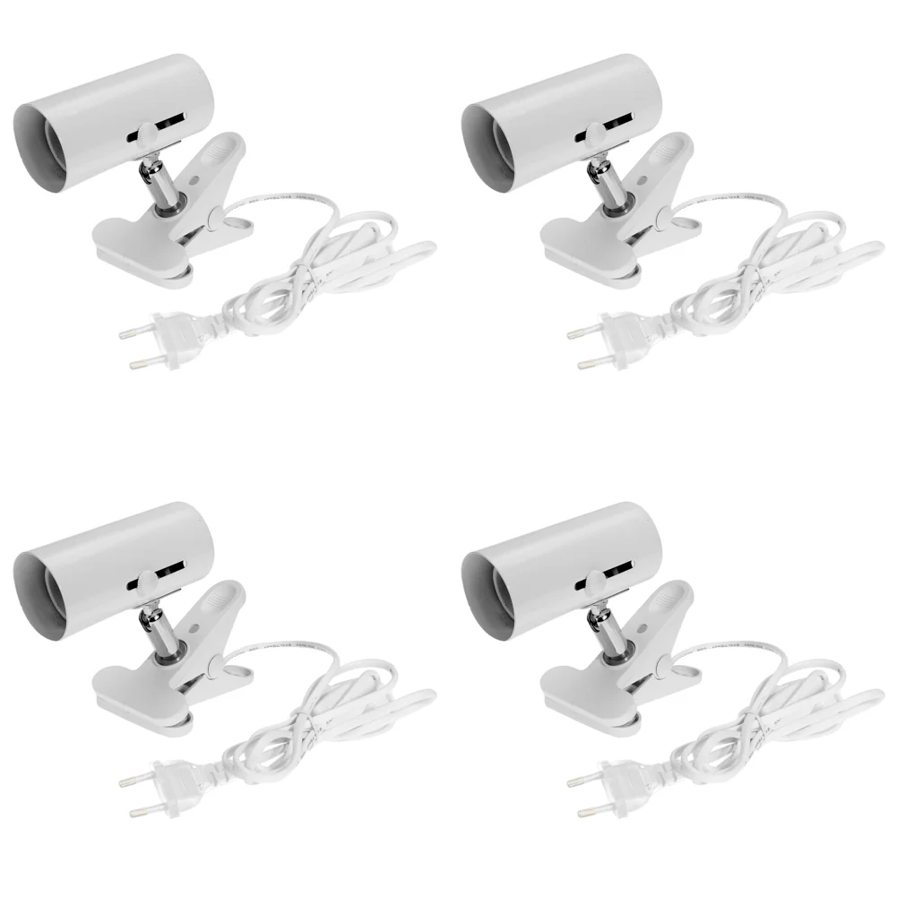 Turtle Fish Tank Reptile Heating Light Holder 360 Degree Rotation E27 Lamp-socket Clip-on Bulb with Lamp Clip Cover уф лампа для - Image 15