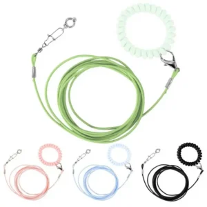 Parrot Bird Flying Training Leashh Rope Anti-flying Foot Chainsize 6 foot ring Ring Outdoor Birds Supplies