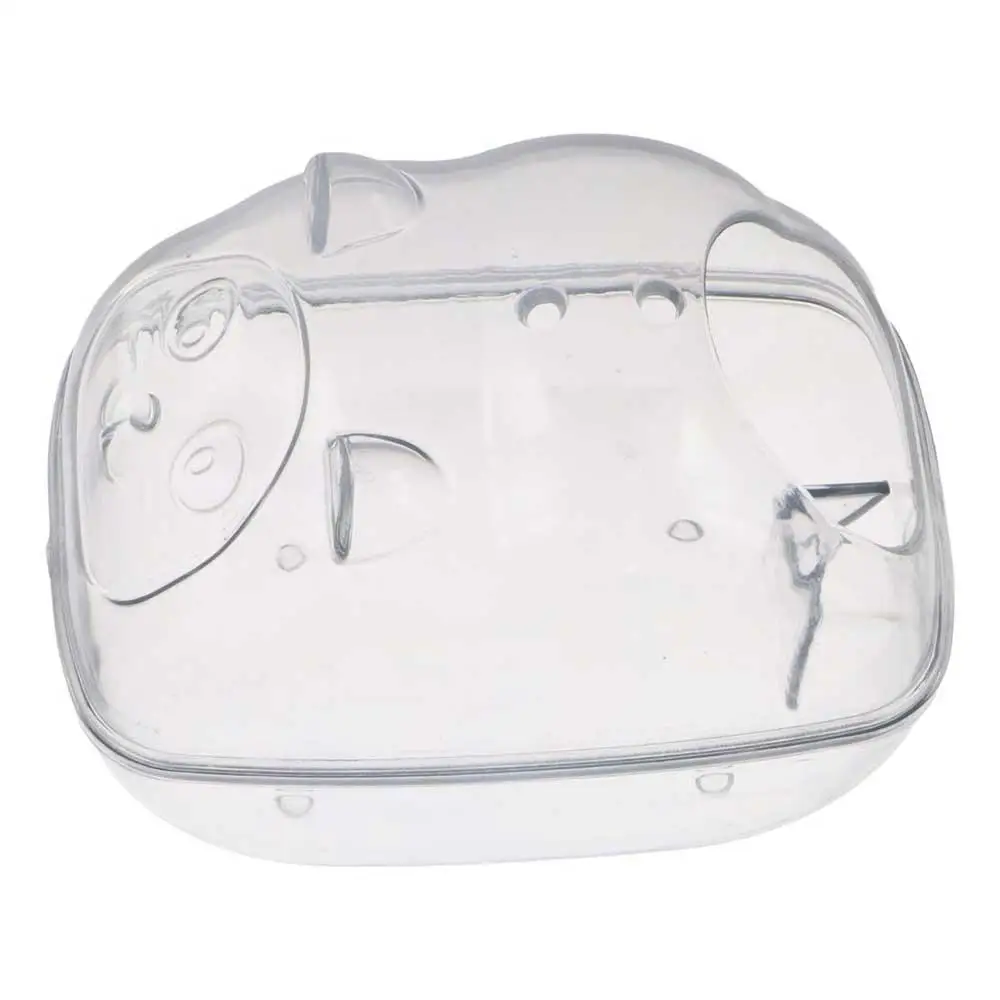 Chinchilla Transparent Bathtub Bathing Toilet Plastic Sand Bath Corner Litter Container Box Hamster Sand Bathroom Potty Trainer - Image 3