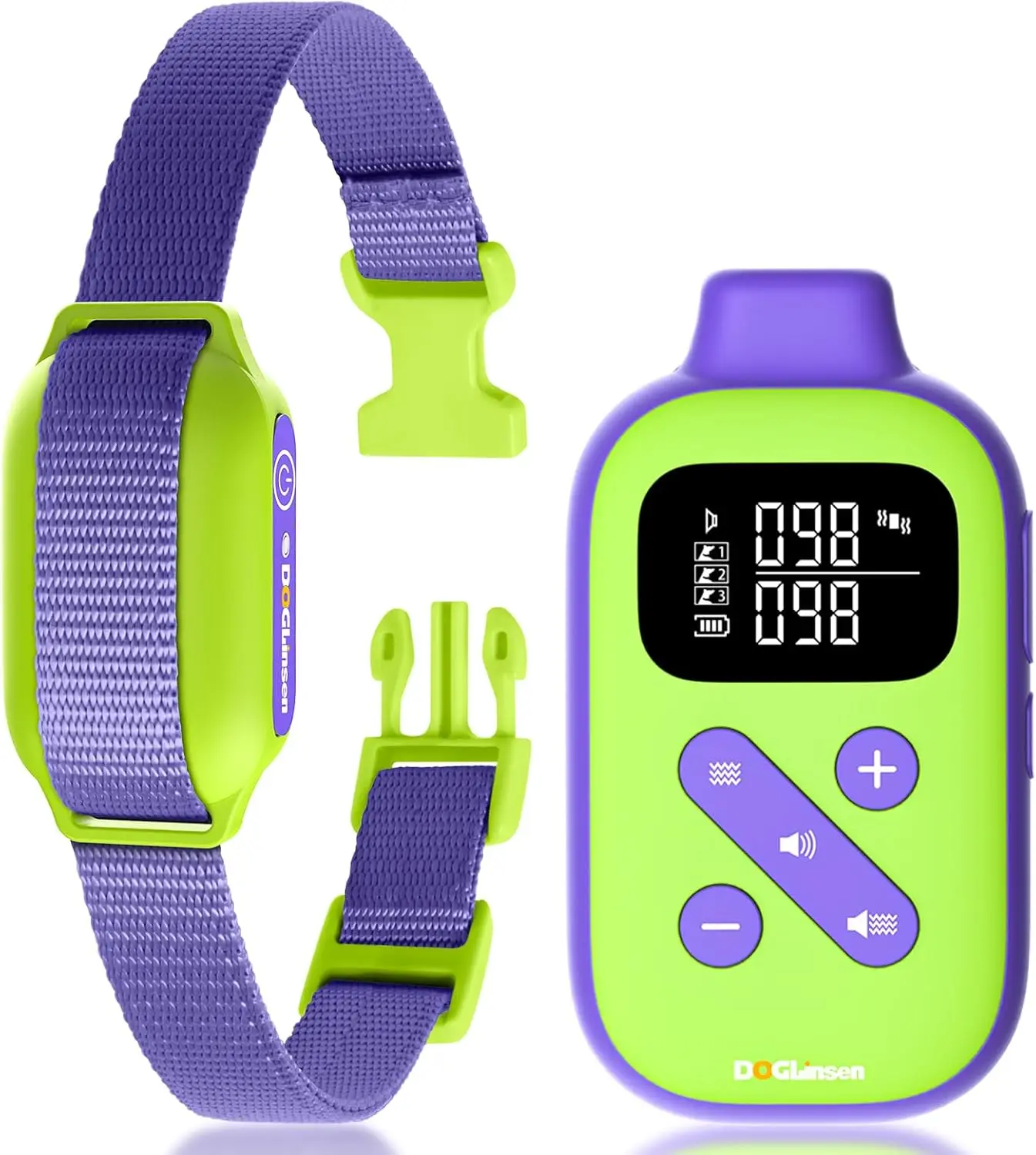 Vibrating Dog Collar with Remote 2800Ft ,No Shock Dog Training Collar IPX7 Waterproof Vibration Collar For All Dogs No Prongs