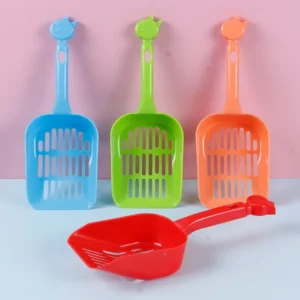 1pc Cat Litter Scoop Pet Spreading Scoop Cat Litter Shovel with Easy Handle for Pet Cat Kitty Poop Plastic Cat Litter Shovel