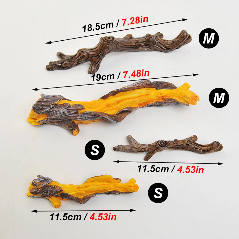 1PC Simulated Tree Branch Climbing Model for Lizard Gecko Reptile Terrarium Rainforest Landscape Decoration Aquarium Accessories - Image 3