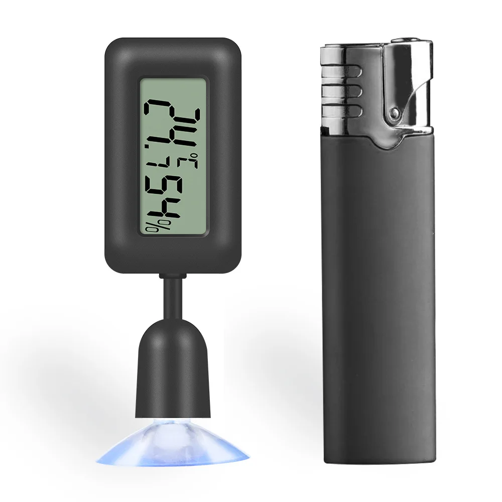 Mini Digital Reptile Thermometer 360 Degree Rotating Luminous Suction Cup Hygrometer For Lizards Snakes Spiders Accessories - Image 7