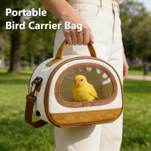NEW Portable Bird Carrier Bag Breathable Design Handheld & Crossbody Small Pet Bag Suitable for Parrot Hamster Hedgehog Chipmunk