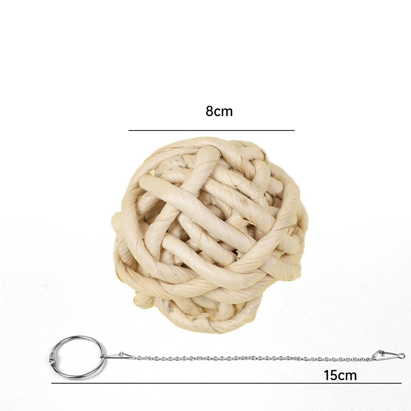 Training Bird Swing Biting Chewing Cage Toys Hanging Parrot Bird Molar Ball Toy Articles Parrot Bite Pet Bird Toy for Parrot - Image 10