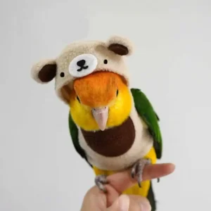 Fun Bear Shape Cute Bird Costume Warm Breathable Birds Cloth Comfortable To Wear Easy To Put On Parrot Cosplay Prop Photo