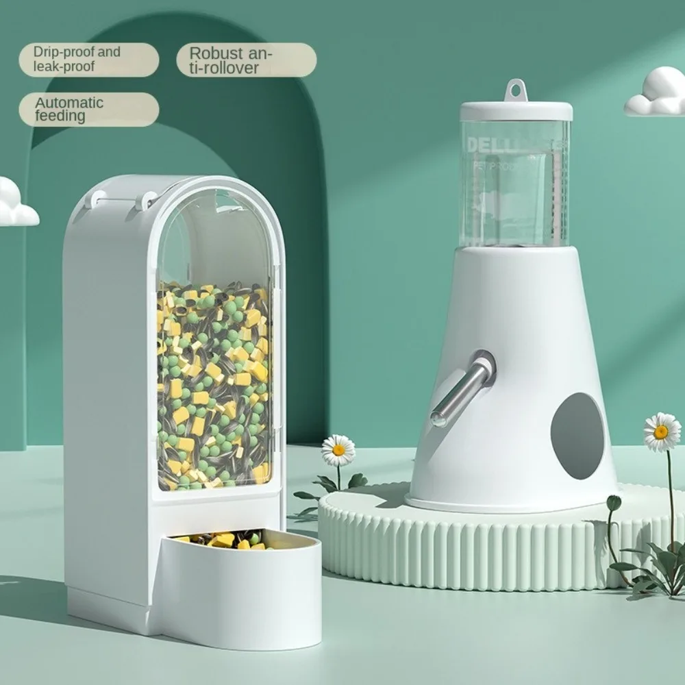 Anti rollover Hamster Water Kettle Leak Proof Large Capacity Hamster Feeding Drinking Pet Water Dispenser Pet Feeder Supplies