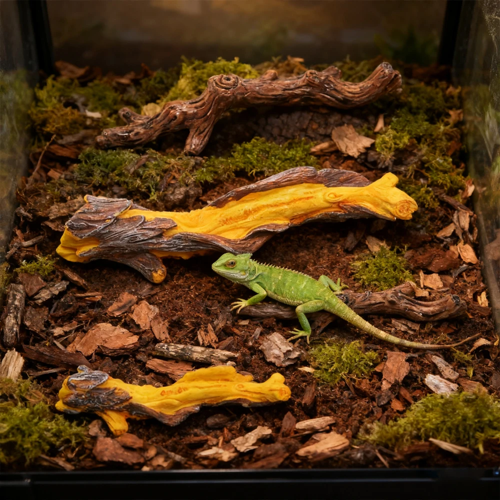 1PC Simulated Tree Branch Climbing Model for Lizard Gecko Reptile Terrarium Rainforest Landscape Decoration Aquarium Accessories - Image 6