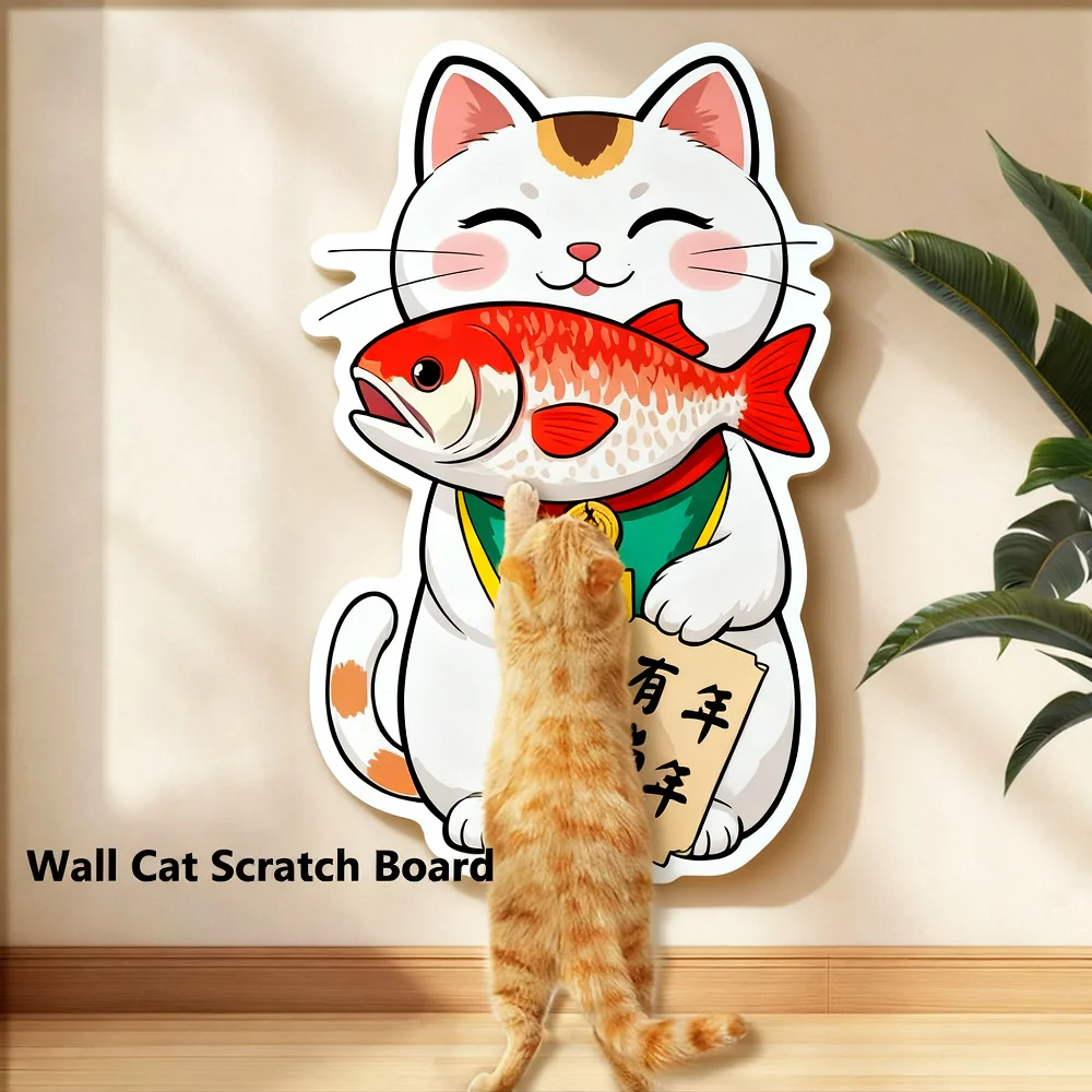 Self-Adhesive Cat Scratching Mats Cartoon Christmas Tree Carrot Cats Scratcher Pad Anti Cat Scratch Sofa Protection Pet Supply - Image 2