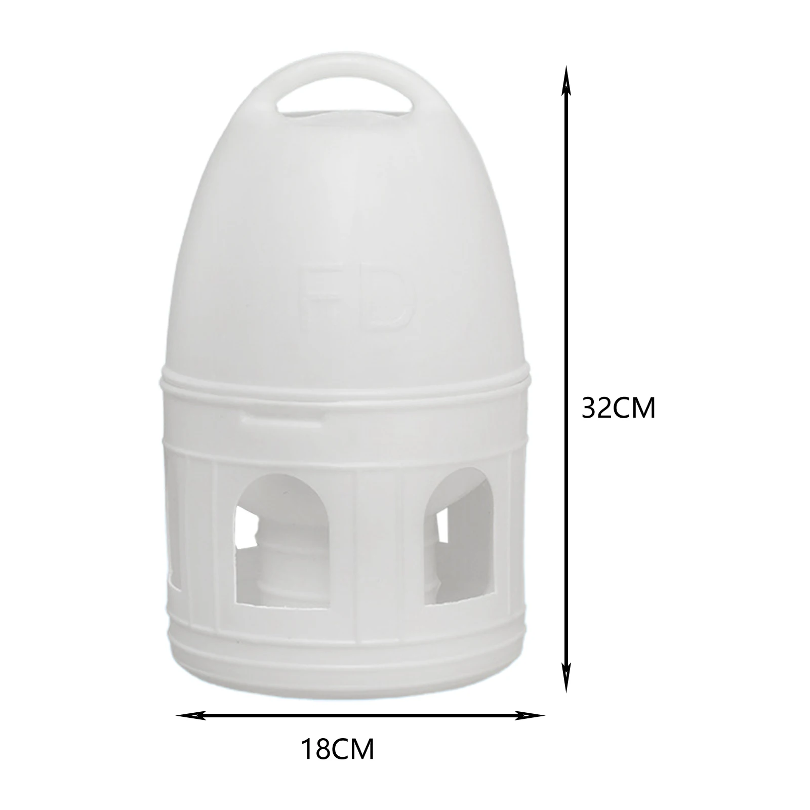 Bird Water Drinker Pigeon Water Dispenser Feeder Bird Cage Accessories Large Capacity Bird Cage Accessories with Hanging Handle - Image 10