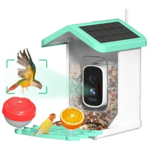 Bird Feeder with Camera 4K HD AI Birds Species Identification Cam Smart Bird Camera with Solar Powered Auto Capture and Instant